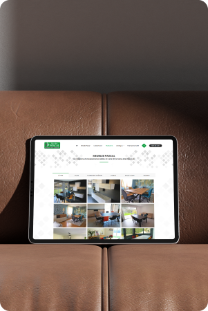 Project preview on tablet